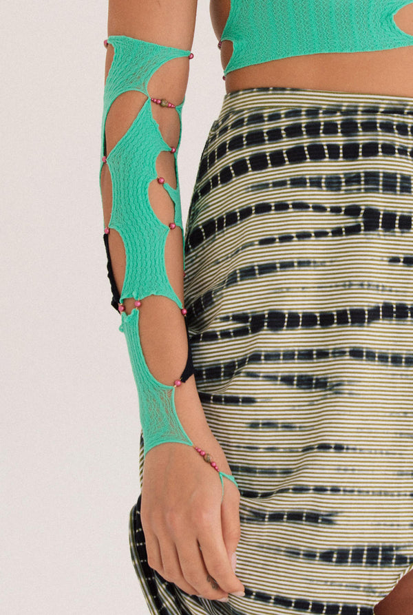 RUI Colorblock Multi-Piece Single Sleeve RSS22SF06 Seafoam Emerald w/Onyx Black Combo